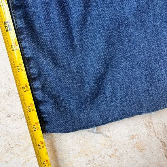 Frame Le Slim Palazzo Raw After Blue Jeans size 27 - Picture 11 of 15